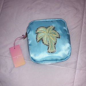 Palm Tree Patch Mini Square Pouch - Stoney Clover Lane x Target Blue